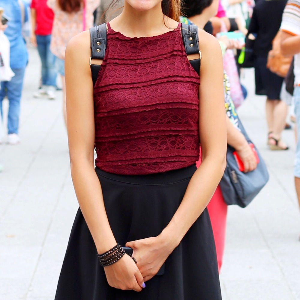ASOS Lace crop top